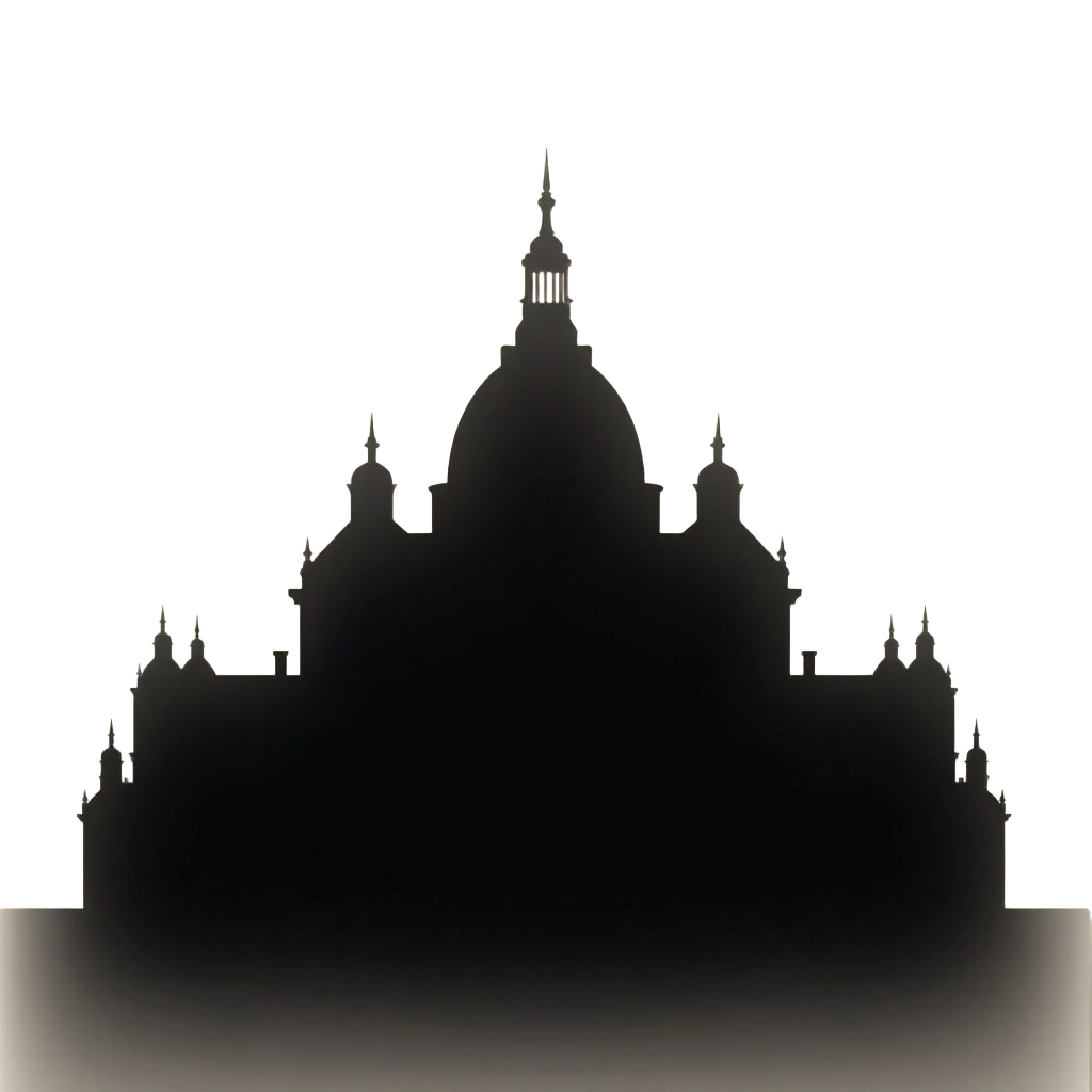 Silhouette of a Grand Cathedral